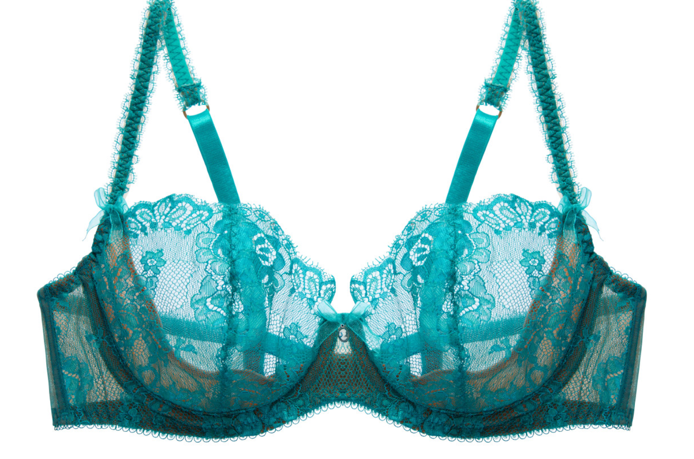 Savoir Faire Sheer Thong Turquoise - For Her from The Luxe Company UK